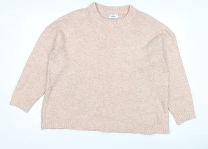 Womens UK Size L Only Pink Pullover Jumper