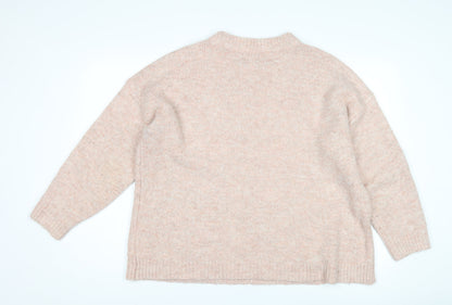 Womens UK Size L Only Pink Pullover Jumper