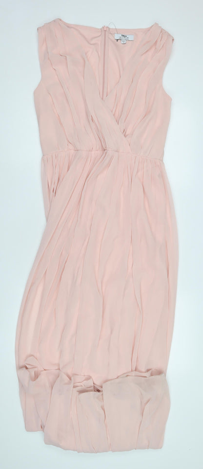 Dorothy Perkins Elegant Pink Sleeveless Women's Dress - Size 12