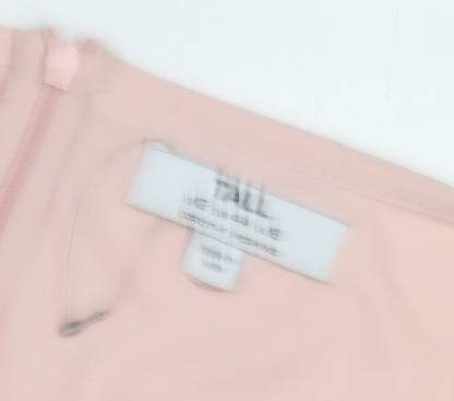 Dorothy Perkins Elegant Pink Sleeveless Women's Dress - Size 12
