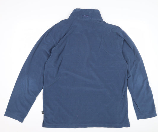 Mens UK Size L Mountain Life Blue Pullover Sweatshirt