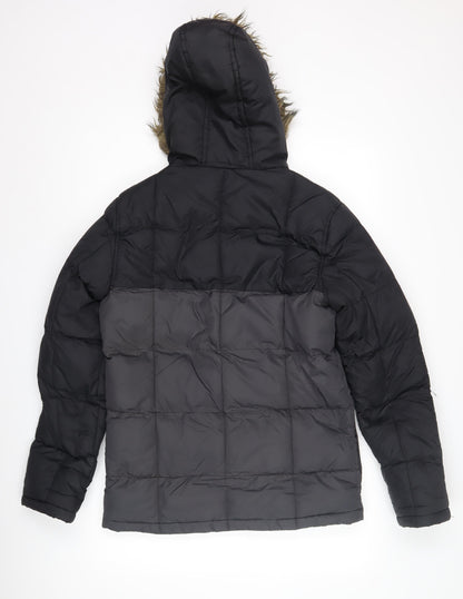 Voi Jeans Co. Black Puffer Jacket S Unisex
