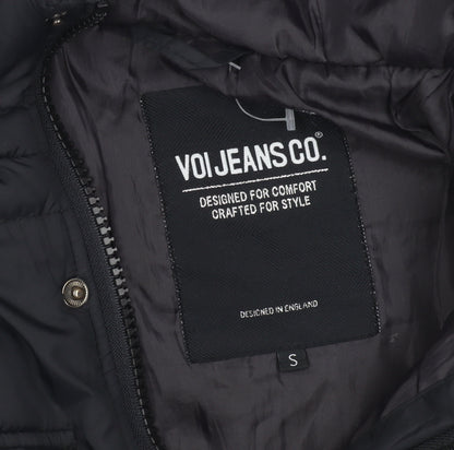 Voi Jeans Co. Black Puffer Jacket S Unisex