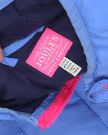 Womens UK Size 112cm Joules Blue Puffer Jacket