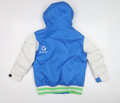 Picture Teens Blue Varsity Jacket Size 10 Winter