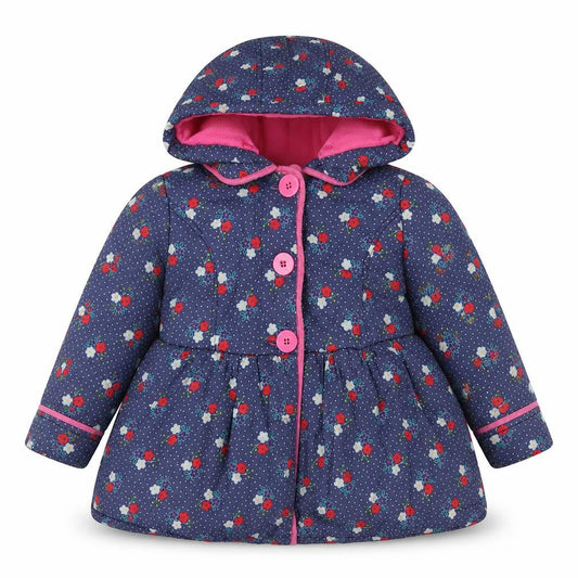 Mini Club Girls Floral Puffer Jacket Multicoloured 2-3 Yrs