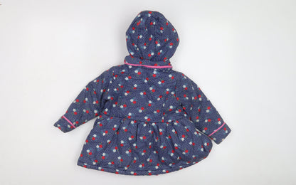 Mini Club Girls Floral Puffer Jacket Multicoloured 2-3 Yrs