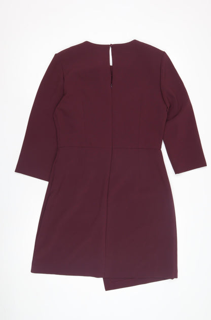 Warehouse Women's Purple Sheath Dress Size 12