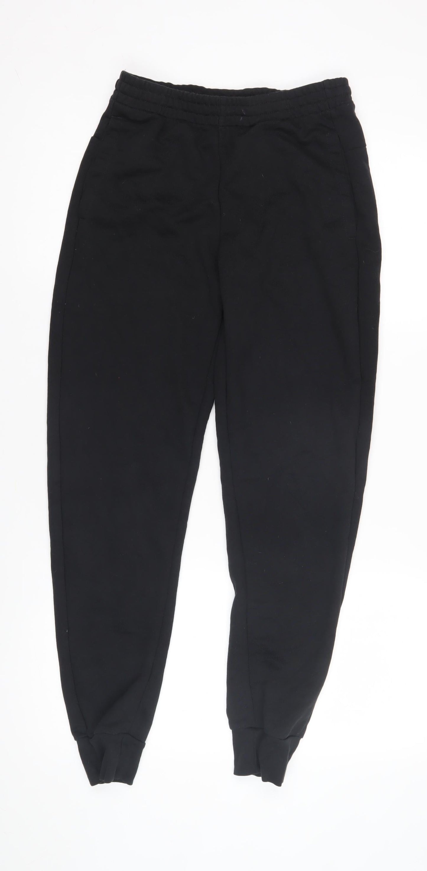 Adidas Unisex Kids Black Jogger Trousers 13-14 Years