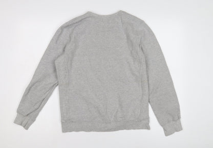 Champion Grey Unisex Sweatshirt M Eco-Friendly Logo