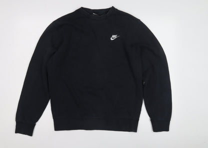 Mens UK Size S Nike Black Pullover Sweatshirt