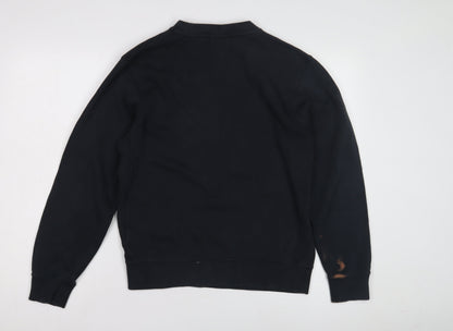 Mens UK Size S Nike Black Pullover Sweatshirt