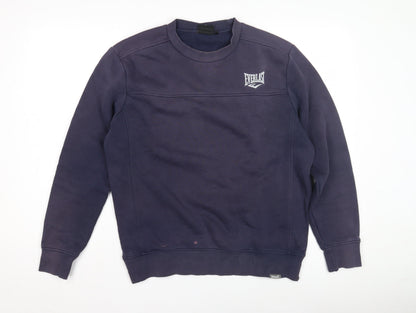 Mens UK Size M Everlast Black Pullover Sweatshirt