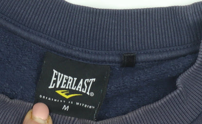 Mens UK Size M Everlast Black Pullover Sweatshirt