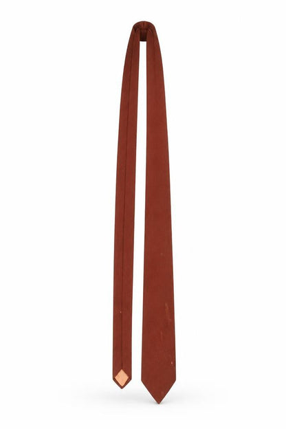Craigmill Men's Brown Wool Slim Tie