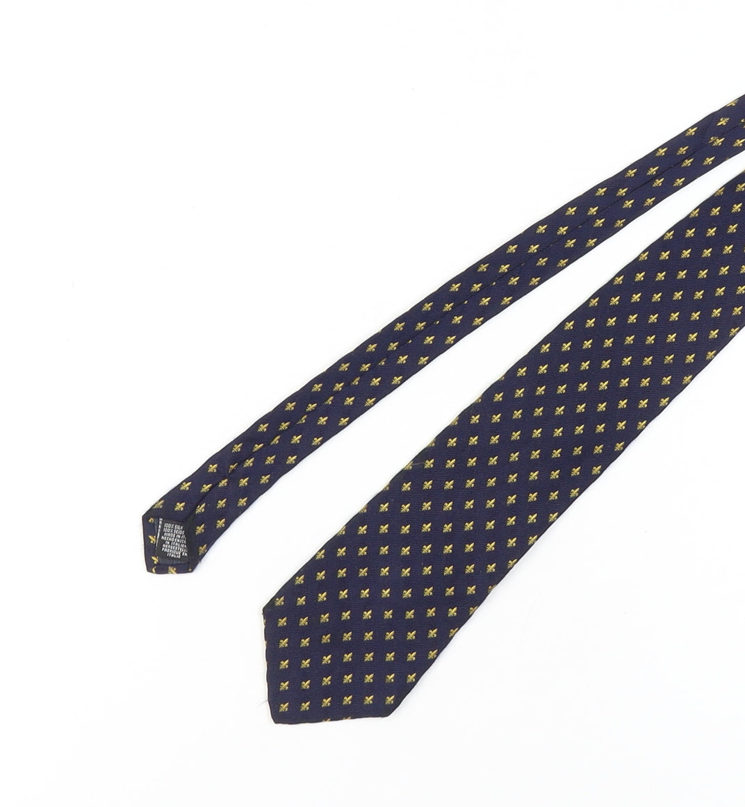 Tie Rack Men's Blue Geometric Silk Tie