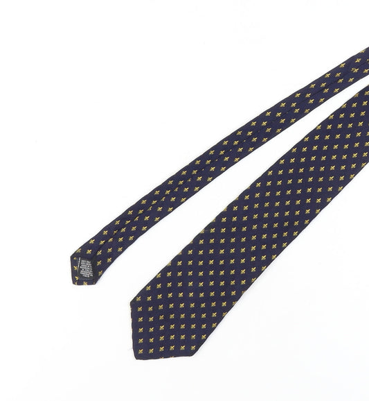 Tie Rack Men's Blue Geometric Silk Tie