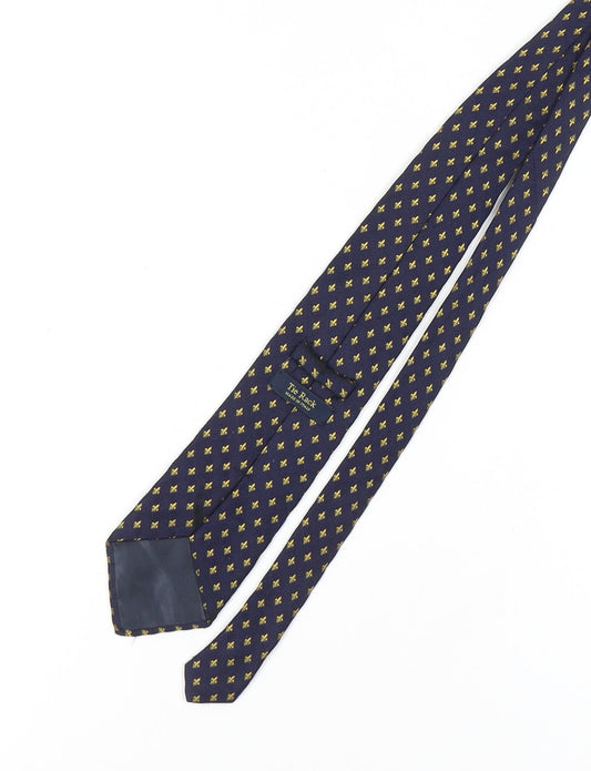 Tie Rack Men's Blue Geometric Silk Tie