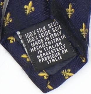 Tie Rack Men's Blue Geometric Silk Tie