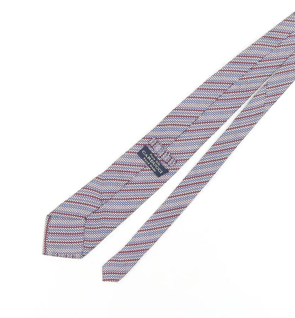 Mens Carducci Multicoloured Striped 100% Silk  Tie