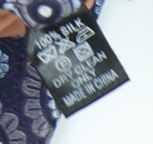 Racing Green Blue Silk Floral Men's Tie