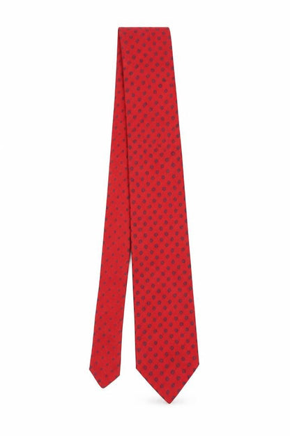 Hackett Men's Red Polka Dot Silk Tie - One Size
