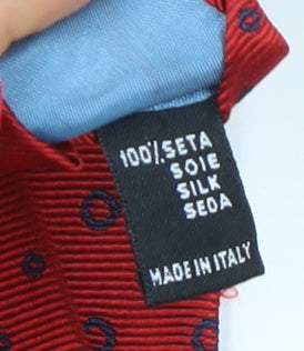 Hackett Men's Red Polka Dot Silk Tie - One Size