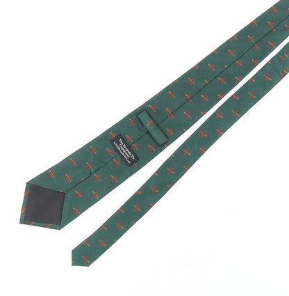 The Bespoke Tie Company Green Anarchy Silk Men's Tie