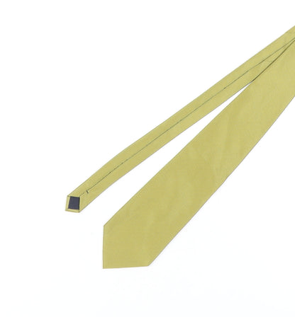 Donatello Men's Gold Silk Tie - Italian Elegance