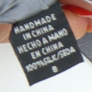 Geoffrey Beene Men's Grey Silk Plaid Handmade Tie