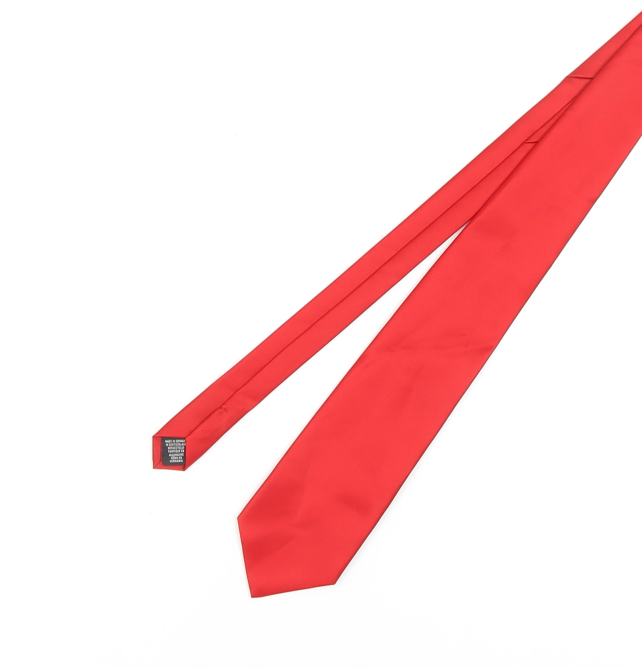 Havana Red Slim Tie Men’s One Size Polyester