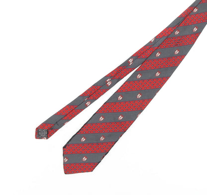 Gianni Versace Men's Red Silk Paisley Tie