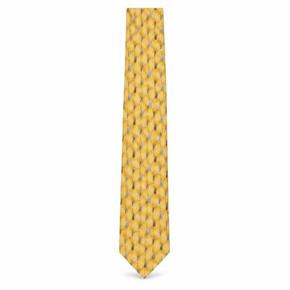 Mens Jonelle Yellow Geometric 100% Silk  Tie