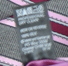 Marks and Spencer Men's Pink Striped Silk Tie One Size