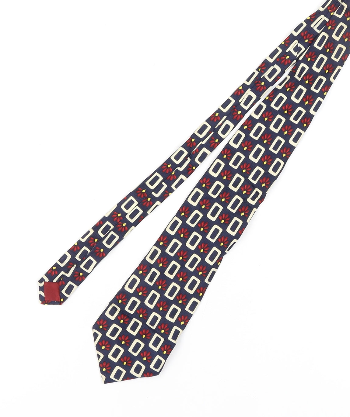 Valentino Men's Multicoloured Geometric Silk Cravat