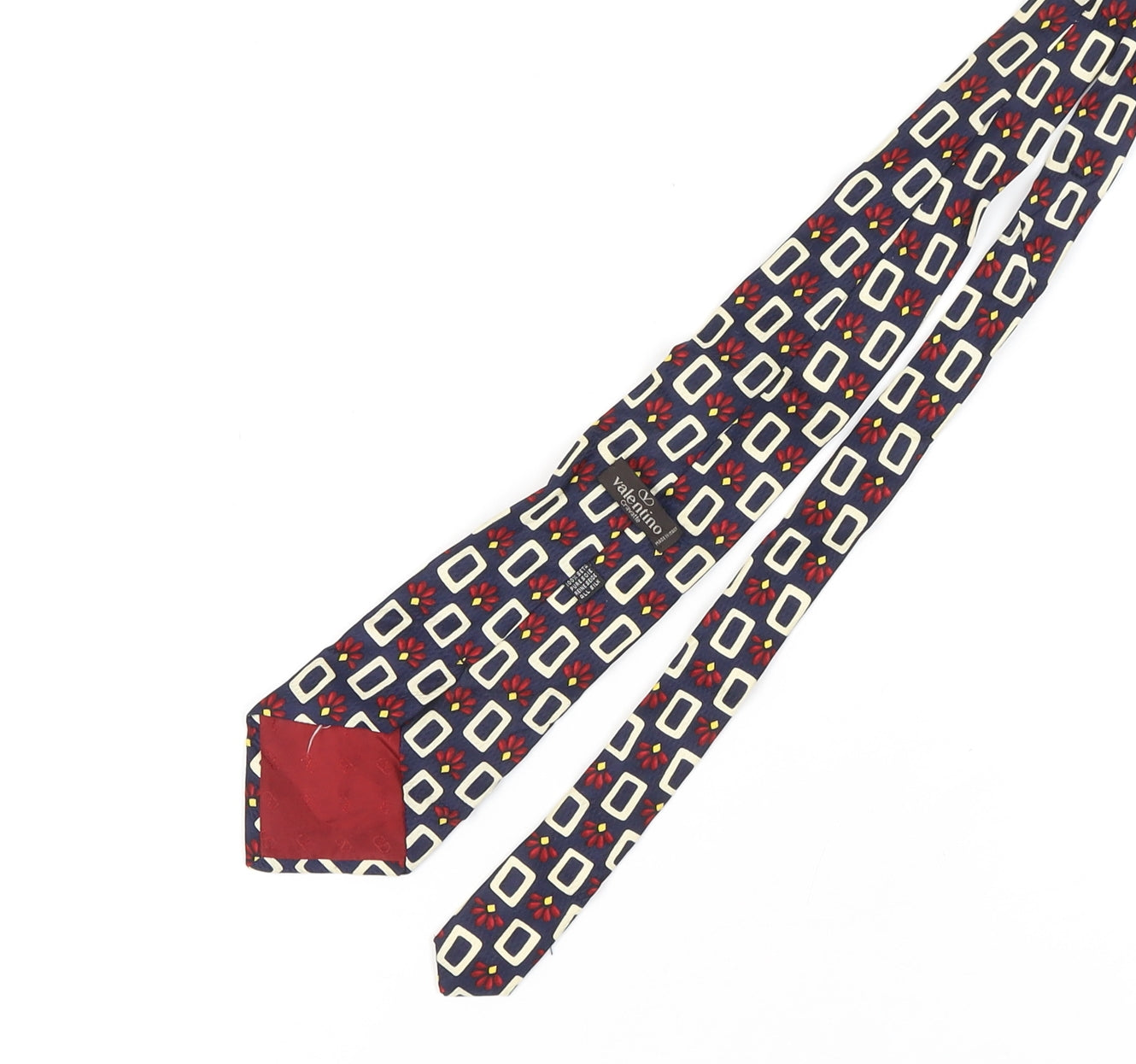 Valentino Men's Multicoloured Geometric Silk Cravat