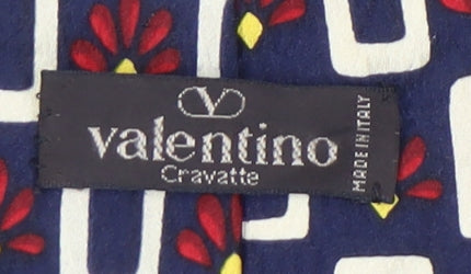 Valentino Men's Multicoloured Geometric Silk Cravat