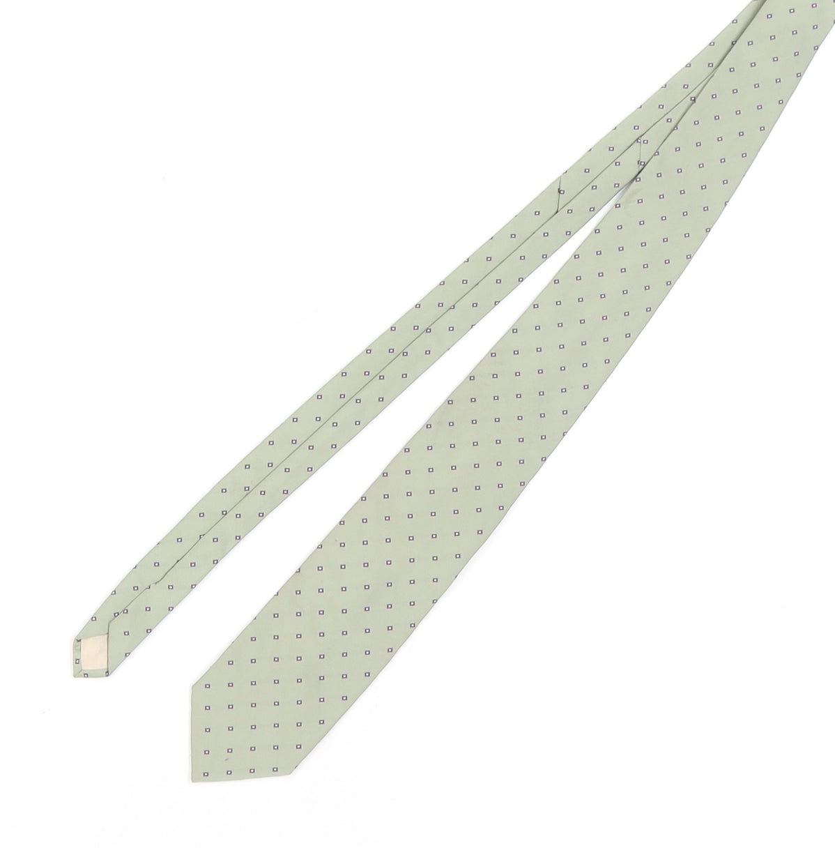 Mens Dunn & Co Green Geometric 100  Tie