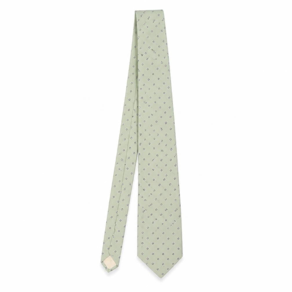 Mens Dunn & Co Green Geometric 100  Tie