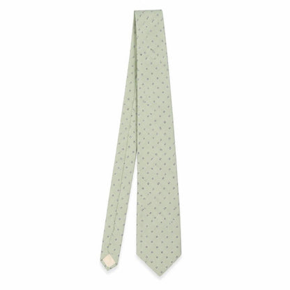 Mens Dunn & Co Green Geometric 100  Tie