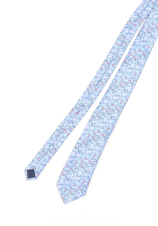 Marks and Spencer Men's Blue Floral Tie