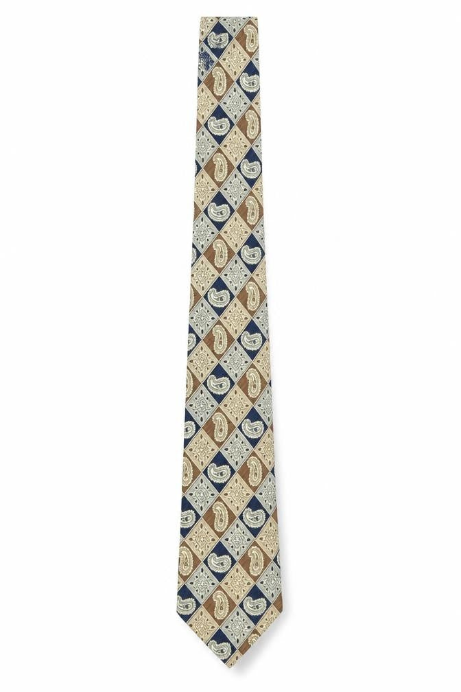 Mens Jacques Estier Multicoloured Paisley 100  Tie