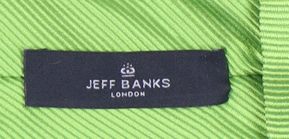 Jeff Banks Green Silk Men's Tie