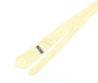 Mens Charles Tyrwhitt Yellow  100% Silk Pointed Tie