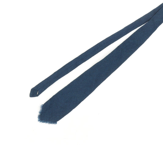 Jaeger Men's Blue Wool Slim Tie