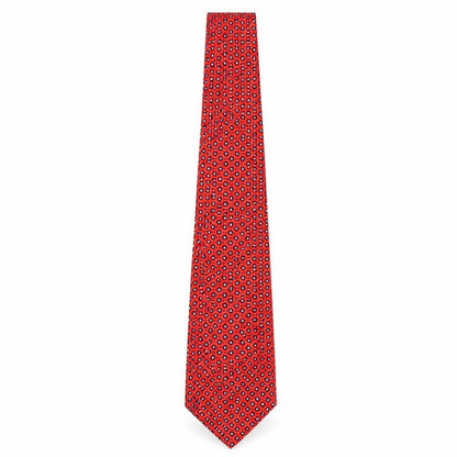 Mens Bijoux Terner Red Geometric 100  Tie