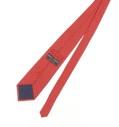 Mens Bijoux Terner Red Geometric 100  Tie