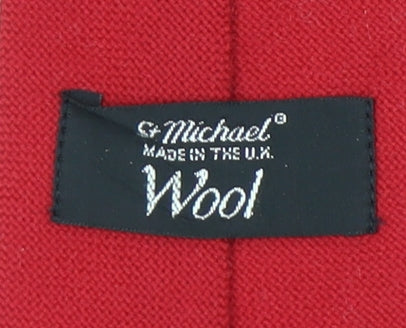 Marks and Spencer Men's Red Wool Tie
