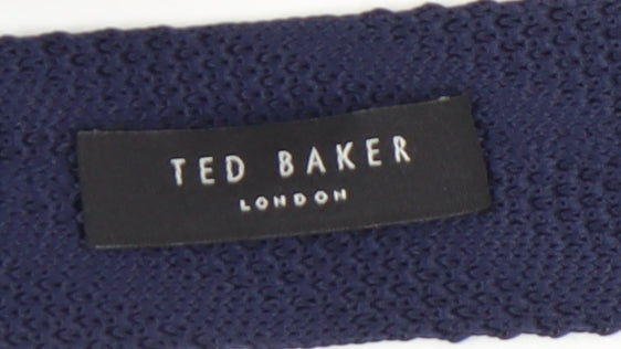 Ted Baker Men’s Blue Knit Designer Tie