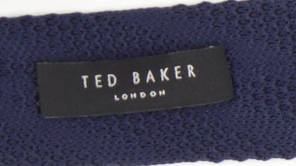 Ted Baker Men’s Blue Knit Designer Tie